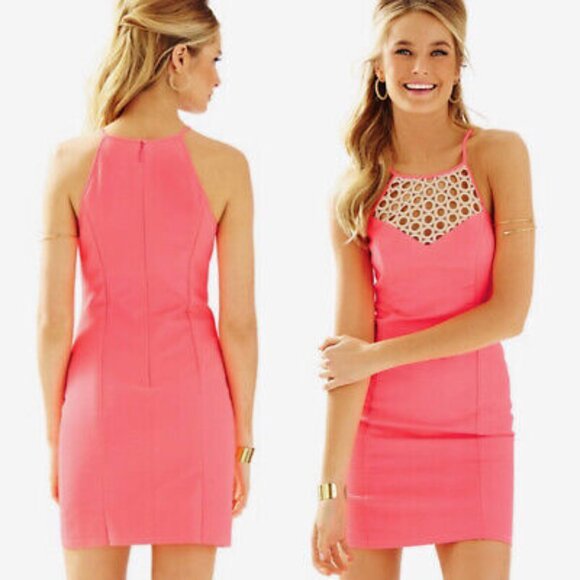 Lily Pulitzer Pink Larina Shift Dress, 0 - Picture 3 of 9